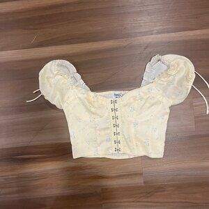 Princess Polly Allyson Top - Yellow